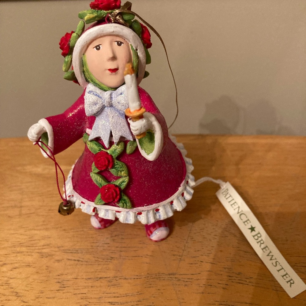 Patience Brewster Dash Away Donna’s Elf Ornament Christmas Holiday Figure w/ Tag